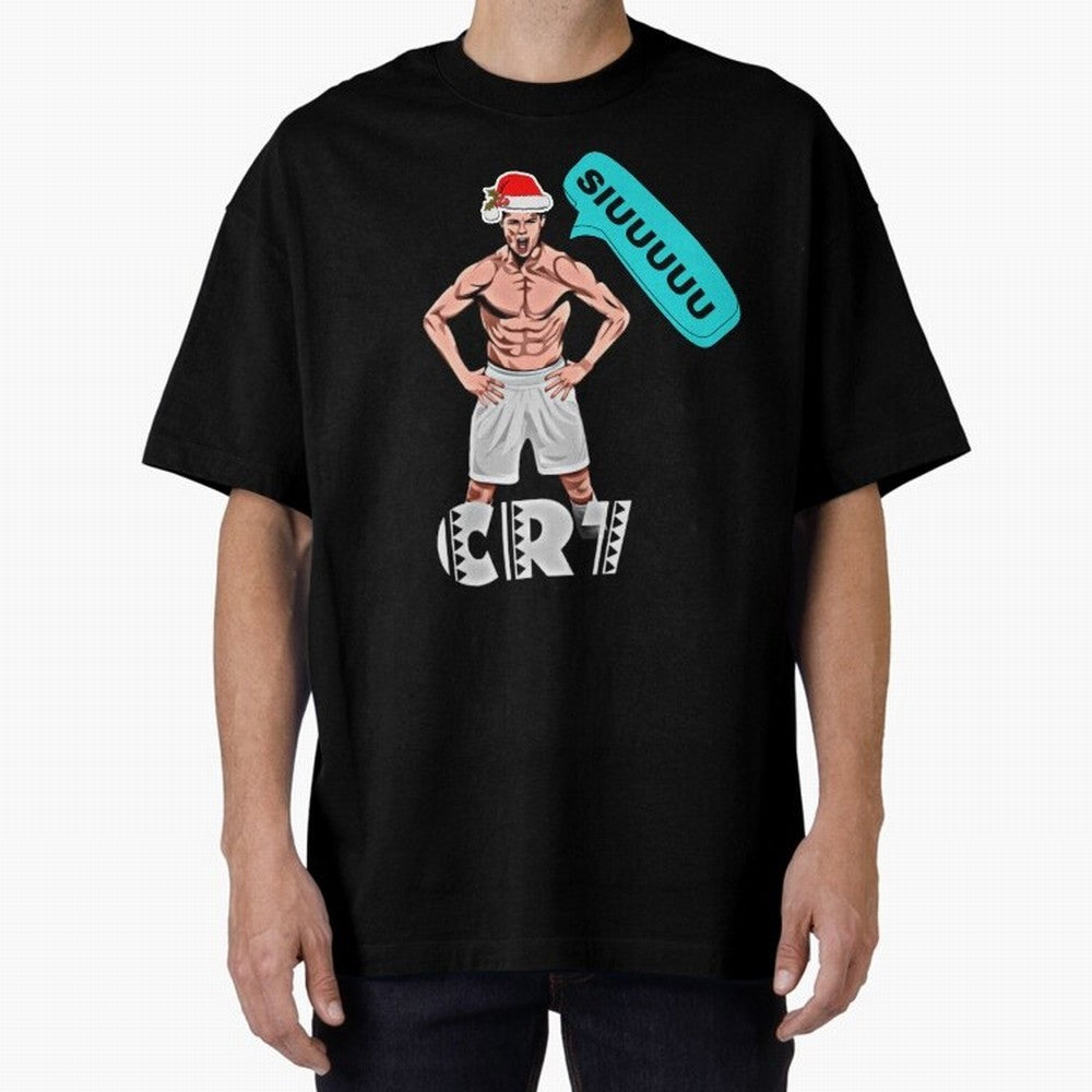 Siuuu Cristiano ronaldo Oversized T-Shirt Elevate FIFA World Cup 2026 for Fans of Haaland and Portugal, Bringing Retro Football Energy, Iconic Rivalries, Trophy Chase Drama and Stadium Atmosphere; Built for Supporters Chasing Trophy Dreams, Final