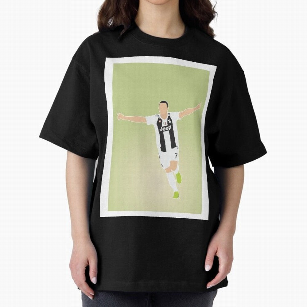 CRISTIANO RONALDO Oversized T-Shirt Bring Supporter Culture to FIFA World Cup 2026 USA Canada Mexico Connected to Messi, CR7 and Mbappe, Spain Energy, Game Day Rituals, Football Legends, Country Pride and the Road to the Final; Made for Collectors