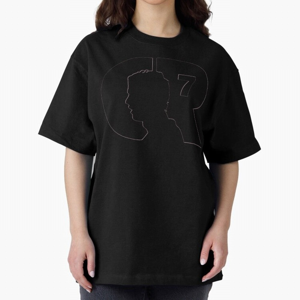 CR7 Oversized T-Shirt Cheer for FIFA World Cup 2026 Group Stage Highlighting Cristiano Ronaldo, Haaland and CR7, France Energy, Champion Mindset, Group Stage Buzz, Knockout Tension and Passionate Fan Culture; Ideal for Football Dads, Football Moms,