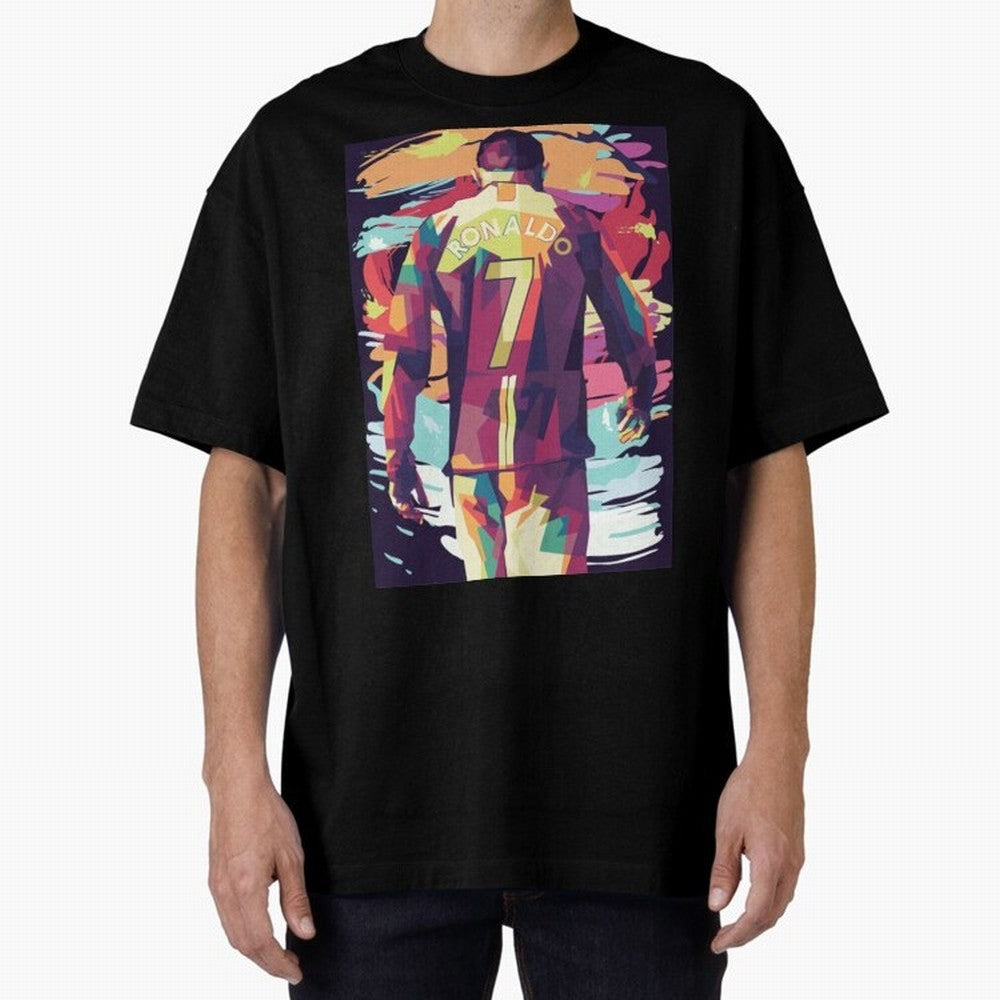 Cristiano Ronaldo Manchester United Cristiano Ronaldo Oversized T-Shirt Carry National Pride through FIFA World Cup 2026 Group Stage Highlighting Haaland, Brazil Energy, Supporter Pride, Iconic Celebrations, Legendary Names and Global Match Day