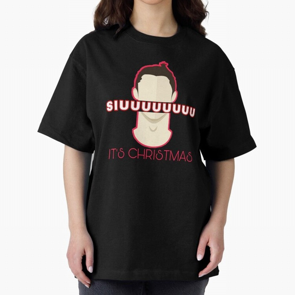 Siuuu it¡¯s Christmas CR7 funnu Oversized T-Shirt Bring a Champion Mindset to FIFA World Cup 2026 USA Canada Mexico for Fans of Mbappe and Netherlands, Bringing Soccer Culture, Superstar Moments, National Team Dreams and Competitive Fire; Perfect