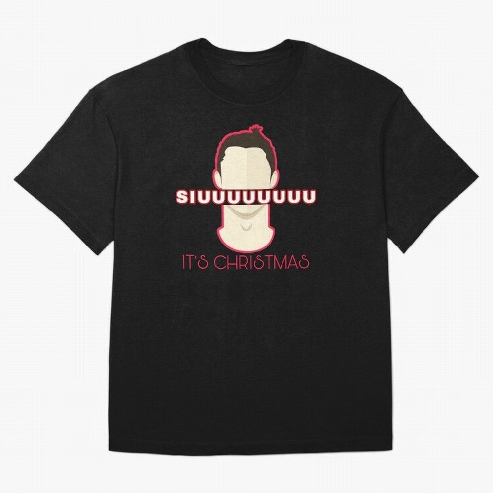 Siuuu it¡¯s Christmas CR7 funnu Oversized T-Shirt Bring a Champion Mindset to FIFA World Cup 2026 USA Canada Mexico for Fans of Mbappe and Netherlands, Bringing Soccer Culture, Superstar Moments, National Team Dreams and Competitive Fire; Perfect