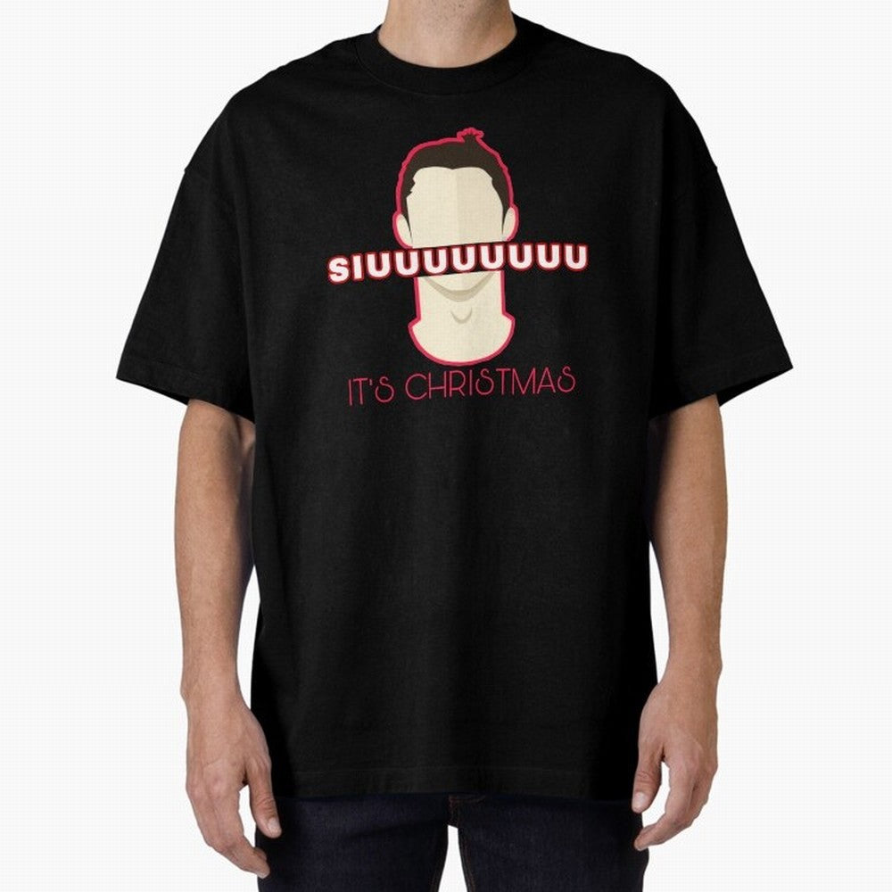 Siuuu it¡¯s Christmas CR7 funnu Oversized T-Shirt Bring a Champion Mindset to FIFA World Cup 2026 USA Canada Mexico for Fans of Mbappe and Netherlands, Bringing Soccer Culture, Superstar Moments, National Team Dreams and Competitive Fire; Perfect