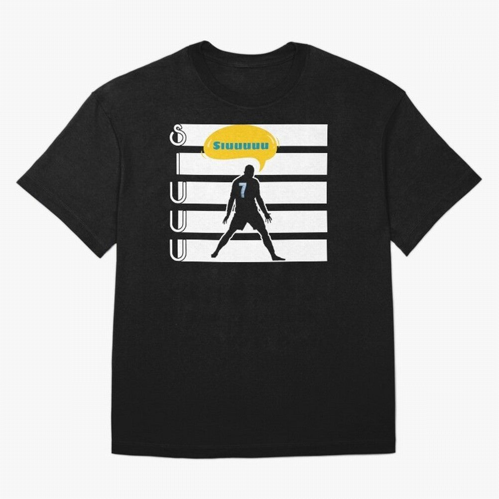 Siuuu CR7 goal Oversized T-Shirt Bring Trophy Dreams to Match Day Hype around FIFA World Cup 2026 USA Canada Mexico, Cristiano Ronaldo, Argentina, Supporter Pride, Iconic Celebrations, Legendary Names and Global Match Day Energy; Made for