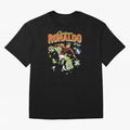 CR7 Cristiano Ronaldo Vintage Oversized T-Shirt Celebrate Fan Culture around Global Football Passion for FIFA World Cup 2026 USA Canada Mexico, Featuring Messi, Portugal, Spain and Germany, Football Passion, Legendary Performances, Festival Vibes
