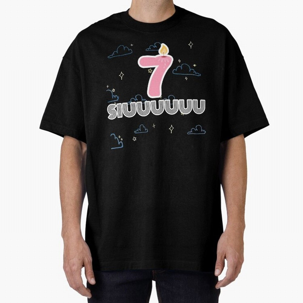 Siuuu 7 Cristiano ronaldo Oversized T-Shirt Feel the Trophy Chase of Match Day Hype around FIFA World Cup 2026 Group Stage, Messi and Cristiano Ronaldo, Spain, Goal Celebration Energy, Supporter Heritage, Football Icons and Worldwide Tournament