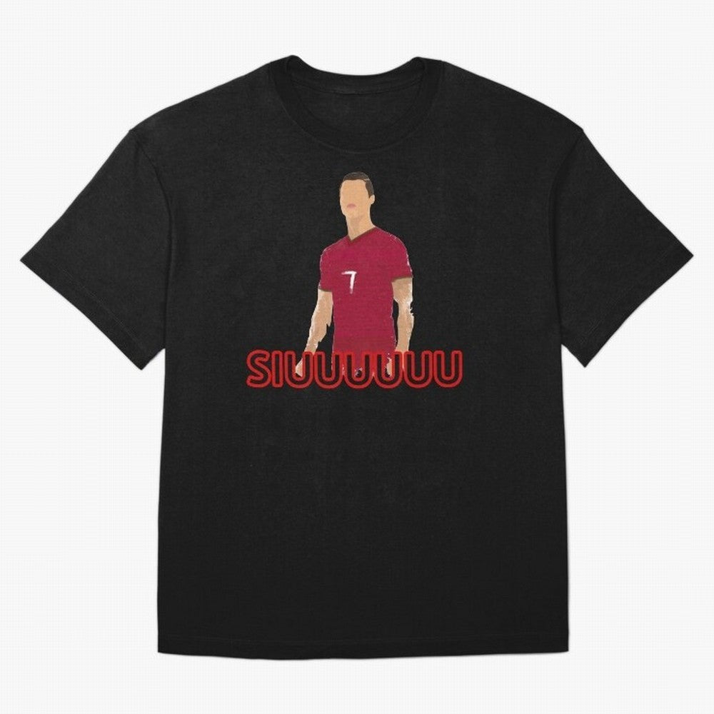Siuuu Cristiano ronaldo goal Oversized T-Shirt Support Iconic Players in FIFA World Cup 2026 USA Canada Mexico Spirit, Built around Brazil, Portugal and Argentina, Messi, CR7 and Mbappe, Match Day Excitement, Supporter Culture, Golden Goals and