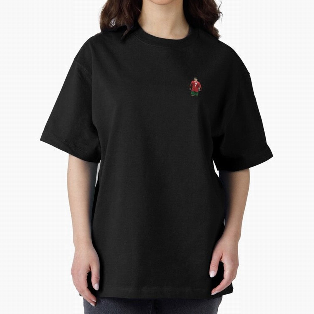 Cristiano Ronaldo CR7 Oversized T-Shirt Enjoy Match Day Hype around FIFA World Cup 2026 Group Stage, CR7 and Messi, France and Portugal, Champion Mindset, Group Stage Buzz, Knockout Tension and Passionate Fan Culture; Great for Supporters Who Love