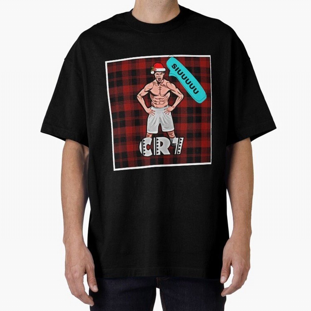 Siuuu Cristiano ronaldo goal Oversized T-Shirt Embrace the FIFA World Cup 2026 USA Canada Mexico Journey through Haaland and Mbappe Highlights, England and Germany Pride, Fan Favorite Moments, National Team Passion, Big Match Drama and Soccer