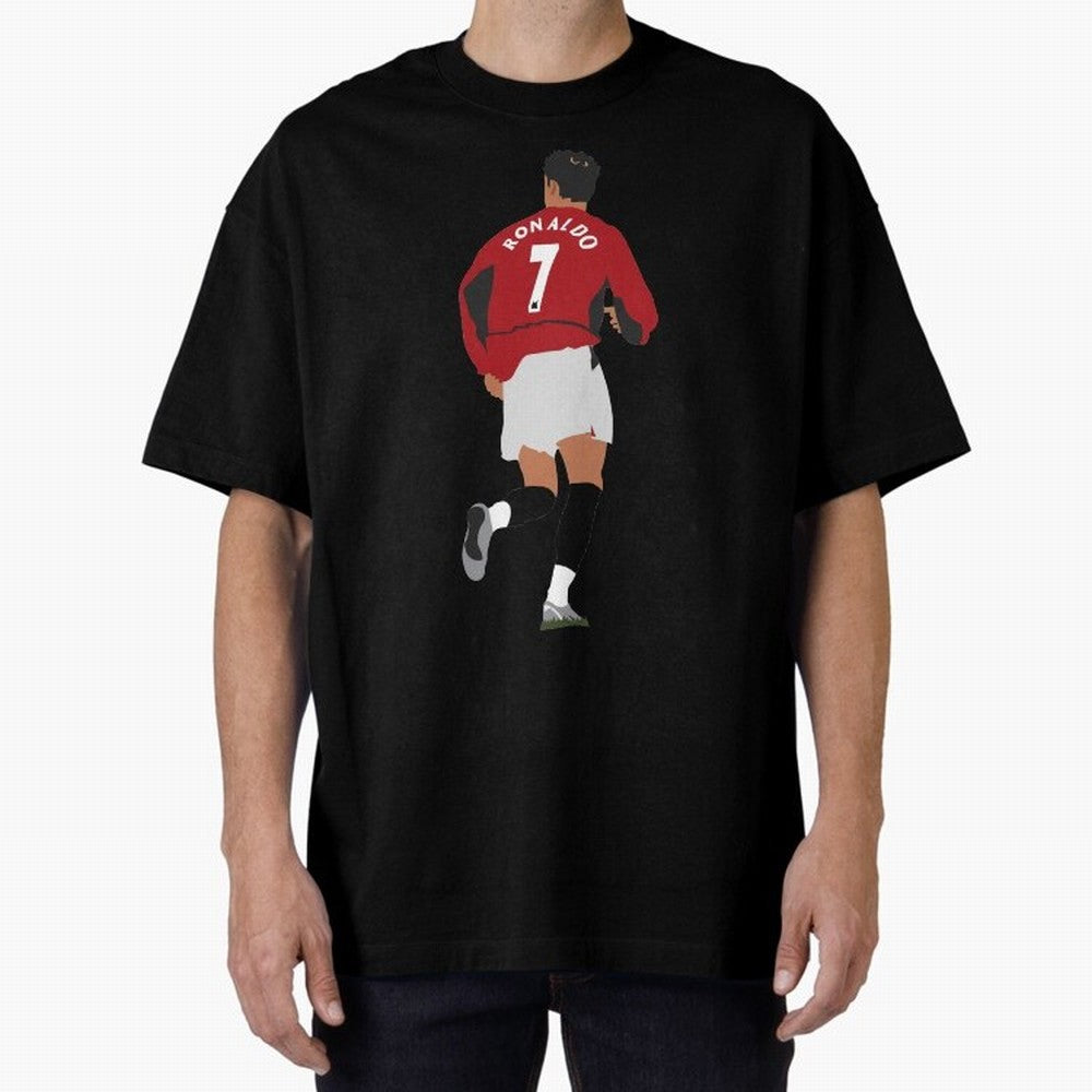 Ronaldo - Man Utd - 2004 Oversized T-Shirt Make Game Day About Global Football Passion for FIFA World Cup 2026, with Messi and Cristiano Ronaldo, Netherlands, Tournament Hype, Historic Matchups, Family Viewing Parties and Global Sports Pride;