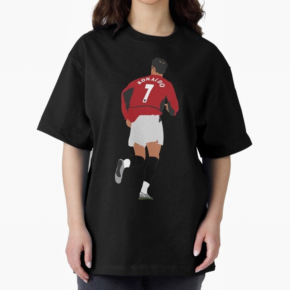Ronaldo - Man Utd - 2004 Oversized T-Shirt Make Game Day About Global Football Passion for FIFA World Cup 2026, with Messi and Cristiano Ronaldo, Netherlands, Tournament Hype, Historic Matchups, Family Viewing Parties and Global Sports Pride;