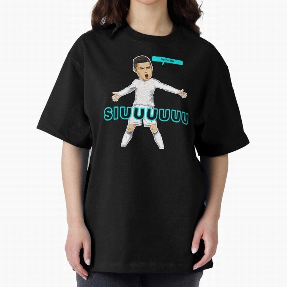Hehehe siuuu Oversized T-Shirt Honor Champions and Dreams in FIFA World Cup 2026 Group Stage for Fans of Messi, Neymar and Mbappe and England, Bringing Classic Soccer Heritage, Championship Pressure, Fan Loyalty and International Pride; Built for
