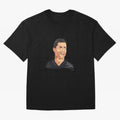 Cristiano Ronaldo Vector Art Graphics Design Oversized T-Shirt Bring Supporter Culture to the FIFA World Cup 2026 USA Canada Mexico Journey through Neymar Highlights, Argentina, France and Brazil Pride, Match Day Excitement, Supporter Culture,