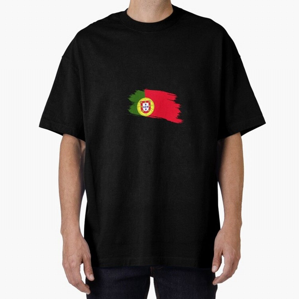 Portugal Oversized T-Shirt Keep the Legacy of the FIFA World Cup 2026 USA Canada Mexico Journey through Haaland and Mbappe Highlights, England and Germany Pride, Worldwide Fan Energy, Dramatic Goals, Stadium Lights and Championship Celebrations;