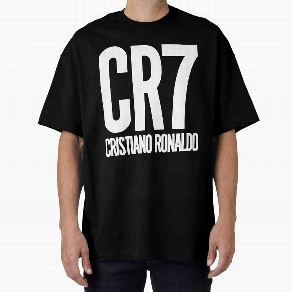 CR7 Cristiano Ronaldo Oversized T-Shirt Celebrate the Road through FIFA World Cup 2026 USA Canada Mexico Capturing CR7 and Messi, Argentina and Brazil Energy, Football History, Final Match Energy, Crowd Noise and Once in a Lifetime Moments; Made