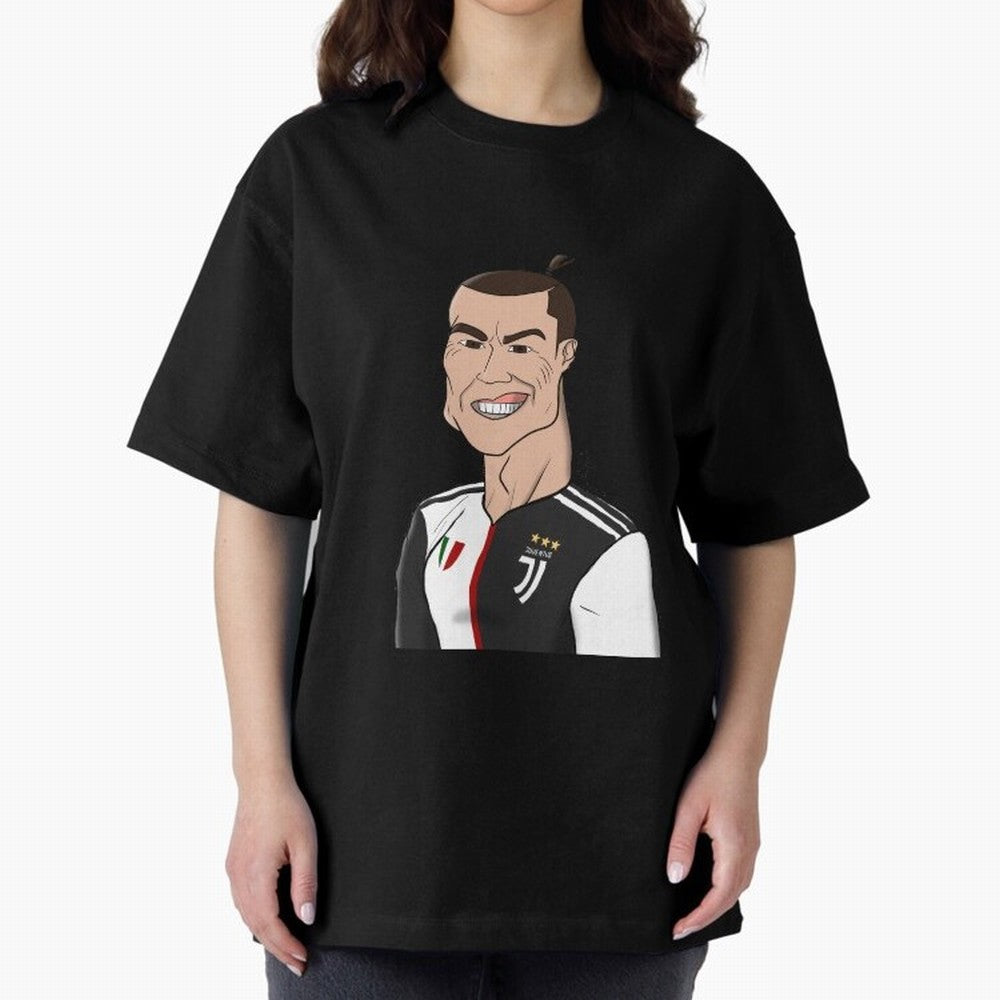 CR J Oversized T-Shirt Celebrate Fan Favorites in FIFA World Cup 2026 Group Stage Highlighting Messi, CR7 and Mbappe, Portugal, Spain and Germany Energy, Game Day Rituals, Football Legends, Country Pride and the Road to the Final; Made for