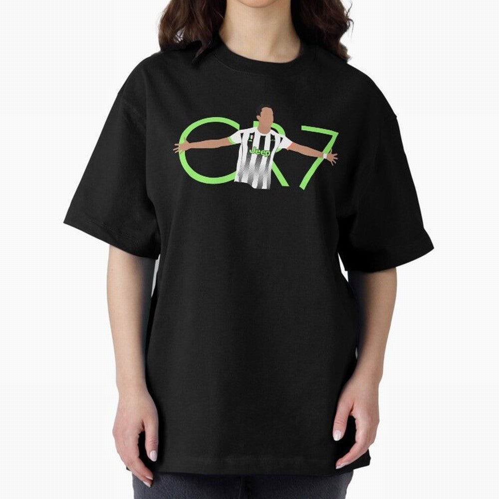 CR7 Oversized T-Shirt Support FIFA World Cup 2026 USA Canada Mexico Inspired by Mbappe, Portugal Energy, Retro Football Energy, Iconic Rivalries, Trophy Chase Drama and Stadium Atmosphere; Perfect for People Who Love Argentina, Brazil, France,