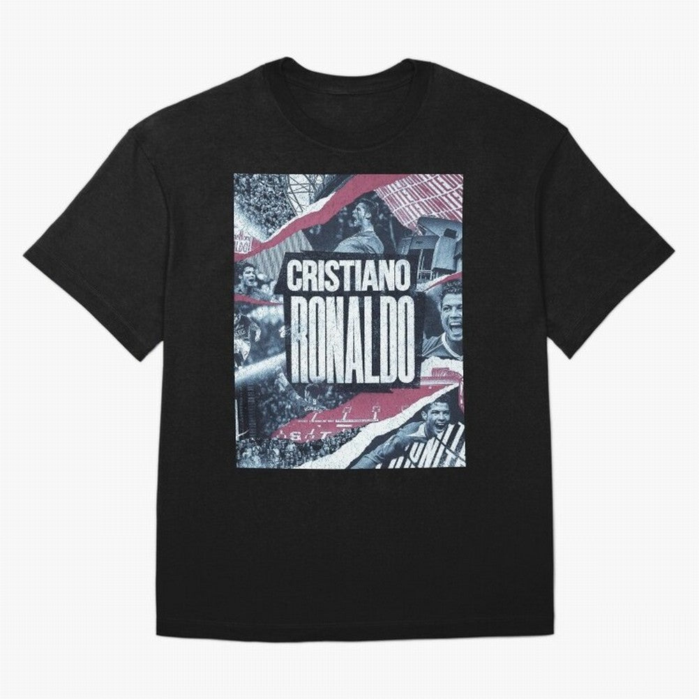 Cristiano Ronaldo Oversized T-Shirt Follow the Final Road of Global Football Passion for FIFA World Cup 2026 Group Stage, Connected to CR7 and Messi, England, Football History, Final Match Energy, Crowd Noise and Once in a Lifetime Moments; Made