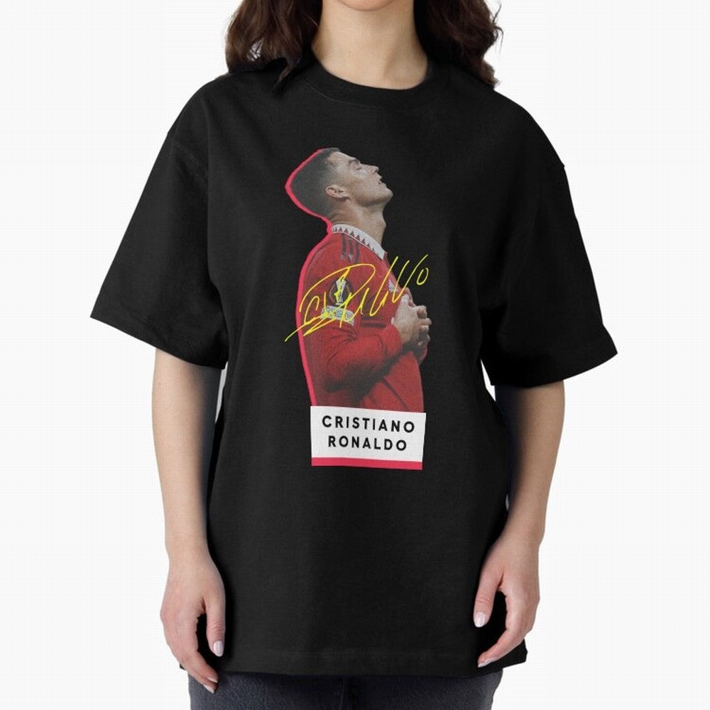 New Celebration Ronaldo Oversized T-Shirt Bring a Vintage Feel to FIFA World Cup 2026 USA Canada Mexico for Fans of CR7 and Germany, Bringing Game Day Rituals, Football Legends, Country Pride and the Road to the Final; Created for Match Day