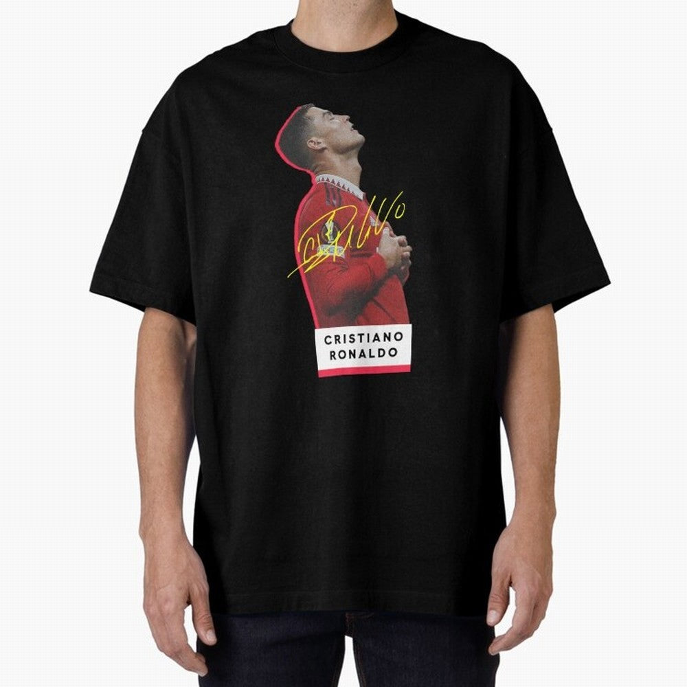 New Celebration Ronaldo Oversized T-Shirt Bring a Vintage Feel to FIFA World Cup 2026 USA Canada Mexico for Fans of CR7 and Germany, Bringing Game Day Rituals, Football Legends, Country Pride and the Road to the Final; Created for Match Day