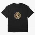 REAL MADRID GOLDEN Oversized T-Shirt Support Global Football Passion for FIFA World Cup 2026, Driven by CR7, England and Germany, Supporter Pride, Iconic Celebrations, Legendary Names and Global Match Day Energy; Created for Match Day Parties,
