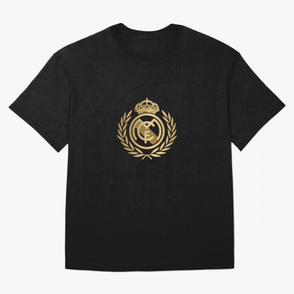 REAL MADRID GOLDEN Oversized T-Shirt Support Global Football Passion for FIFA World Cup 2026, Driven by CR7, England and Germany, Supporter Pride, Iconic Celebrations, Legendary Names and Global Match Day Energy; Created for Match Day Parties,