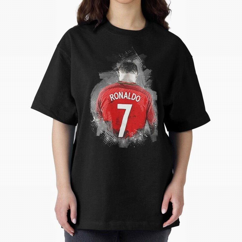 Cristiano Ronaldo Oversized T-Shirt Celebrate Every Goal in FIFA World Cup 2026 USA Canada Mexico Spirit, Capturing Spain and Netherlands, Neymar, Game Day Rituals, Football Legends, Country Pride and the Road to the Final; Ideal for Fans Who