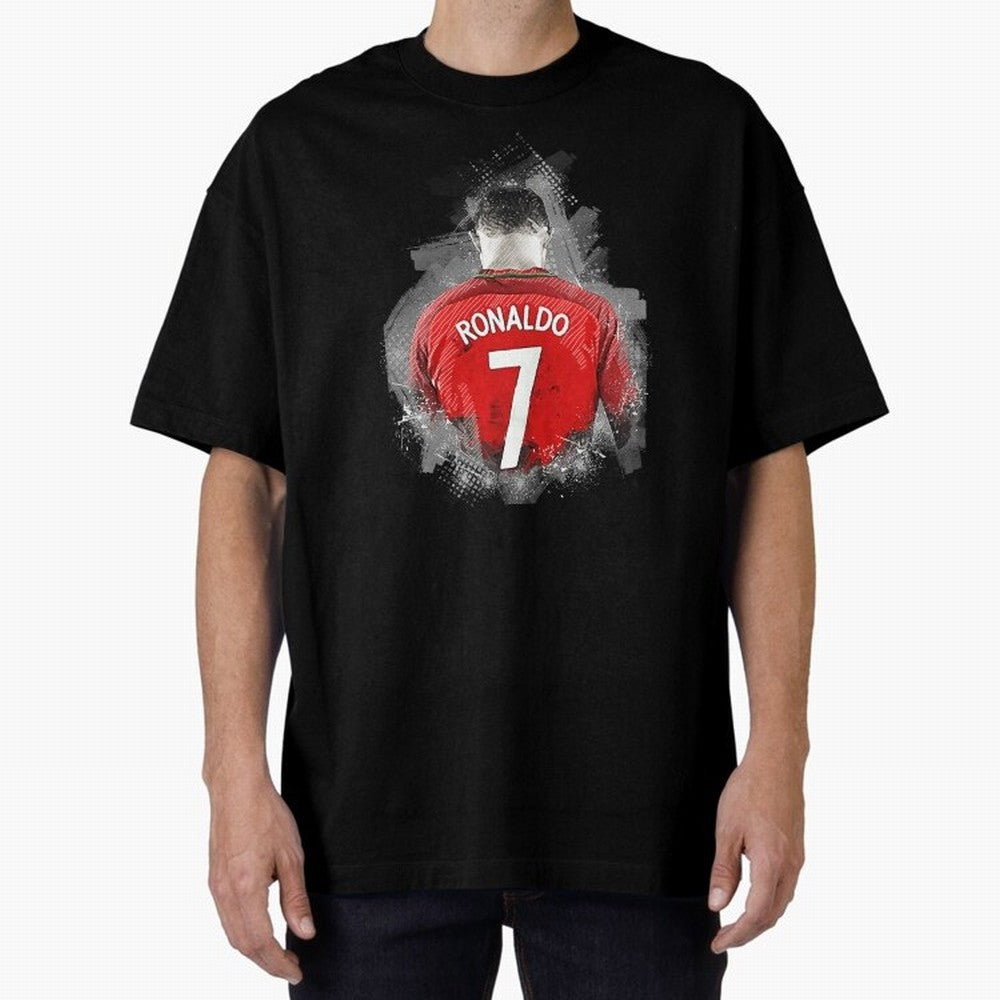 Cristiano Ronaldo Oversized T-Shirt Celebrate Every Goal in FIFA World Cup 2026 USA Canada Mexico Spirit, Capturing Spain and Netherlands, Neymar, Game Day Rituals, Football Legends, Country Pride and the Road to the Final; Ideal for Fans Who