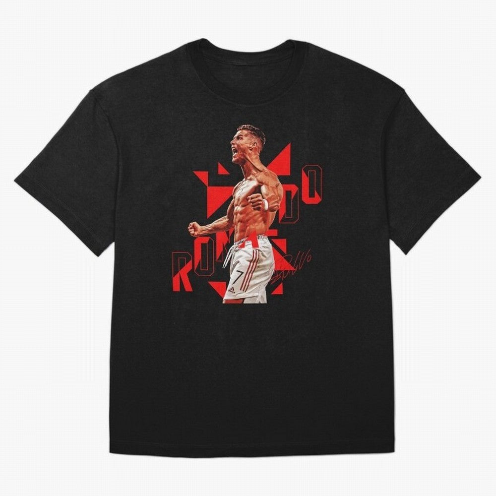 Cristiano Ronaldo Oversized T-Shirt Celebrate Golden Goal Energy in FIFA World Cup 2026 Spirit, Driven by Argentina, France and Brazil, Cristiano Ronaldo, Haaland and CR7, Goal Celebration Energy, Supporter Heritage, Football Icons and Worldwide