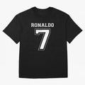 Cristiano Ronaldo Oversized T-Shirt Join Supporters Worldwide for FIFA World Cup 2026 USA Canada Mexico for Fans of CR7 and Messi and France and Portugal, Bringing Supporter Pride, Iconic Celebrations, Legendary Names and Global Match Day Energy;