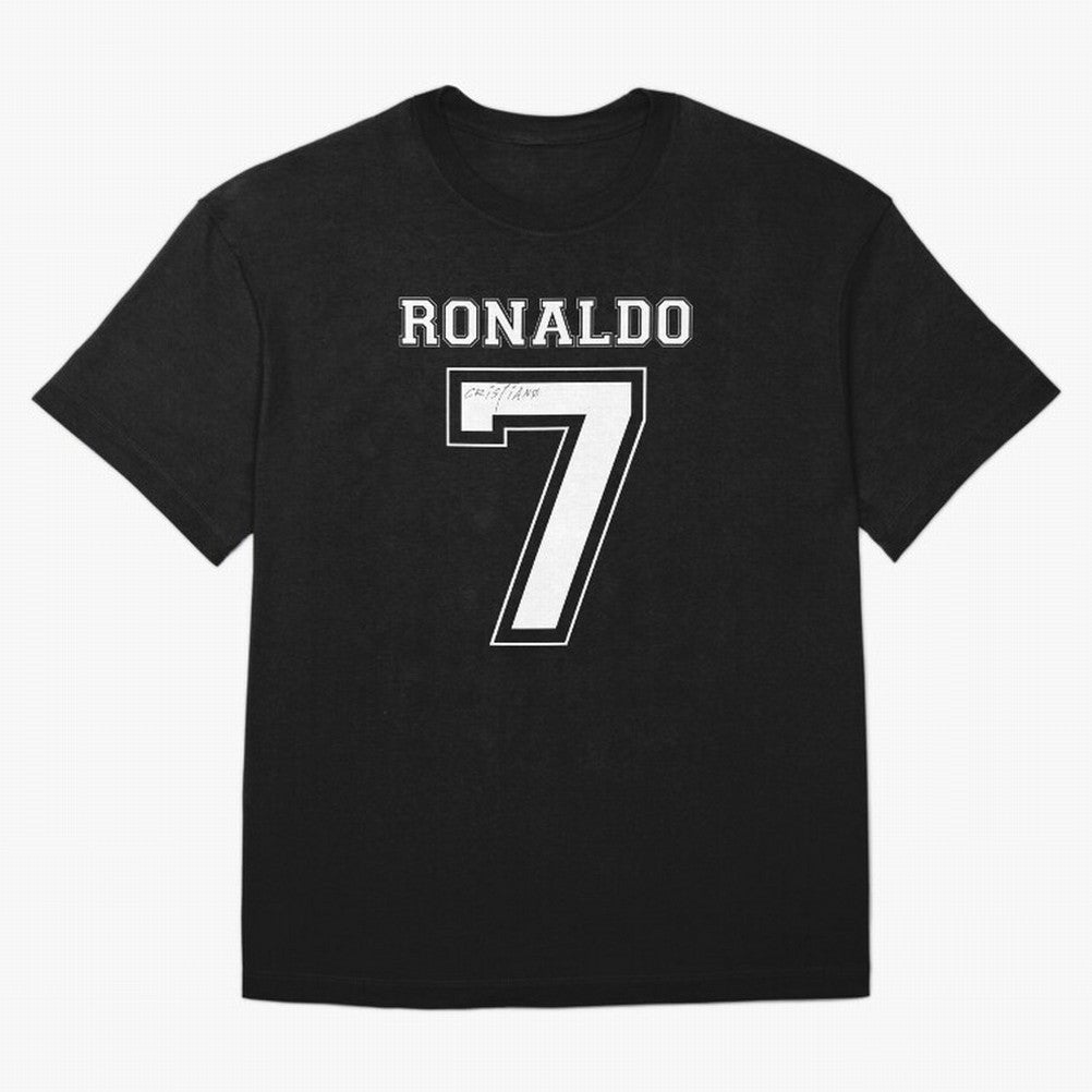 Cristiano Ronaldo Oversized T-Shirt Join Supporters Worldwide for FIFA World Cup 2026 USA Canada Mexico for Fans of CR7 and Messi and France and Portugal, Bringing Supporter Pride, Iconic Celebrations, Legendary Names and Global Match Day Energy;