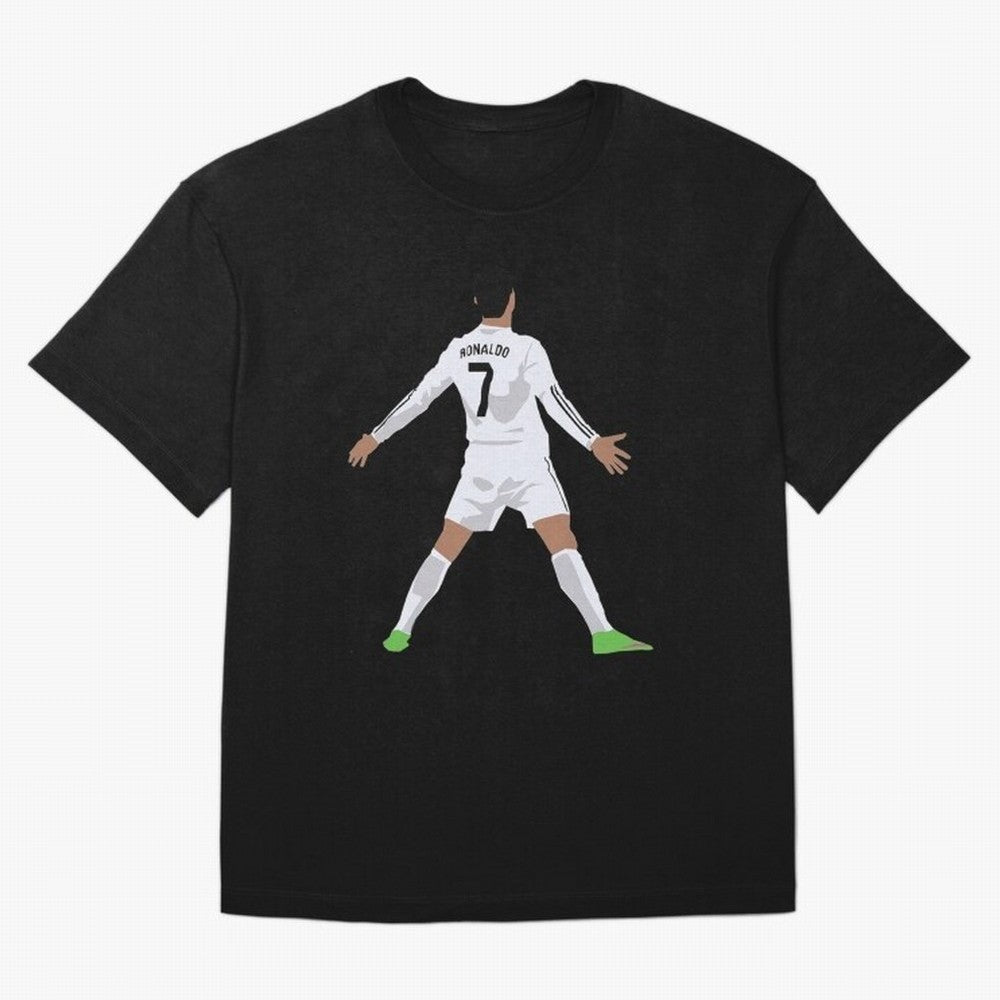 Cristiano Ronaldo Classic T-Shirt Oversized T-Shirt Relive Match Day Hype around FIFA World Cup 2026 Group Stage, CR7 and Messi, Portugal, Goal Celebration Energy, Supporter Heritage, Football Icons and Worldwide Tournament Joy; Perfect for