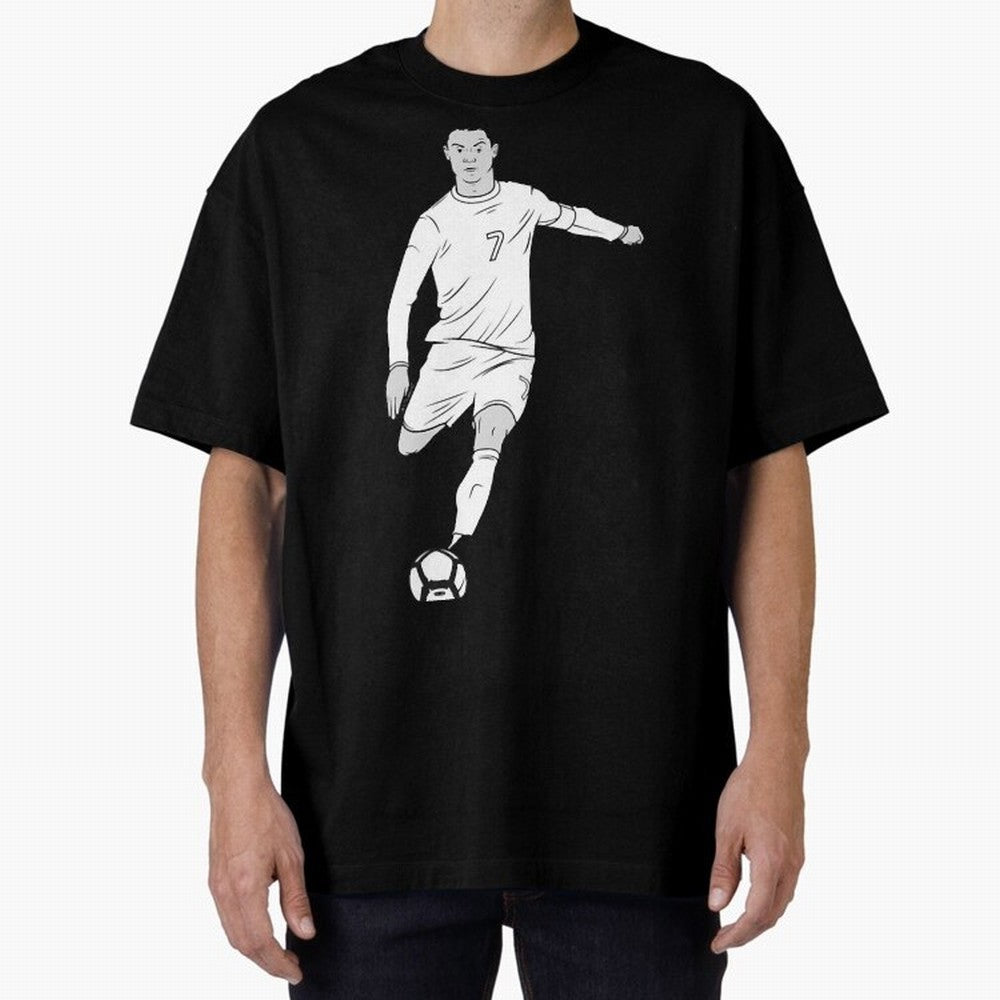 Cristiano Ronaldo Oversized T-Shirt Bring a Champion Mindset to FIFA World Cup 2026 USA Canada Mexico Spirit, Inspired by Netherlands, Mbappe, Stadium Chants, National Pride, Trophy Dreams and Unforgettable Football Memories; Perfect for People Who