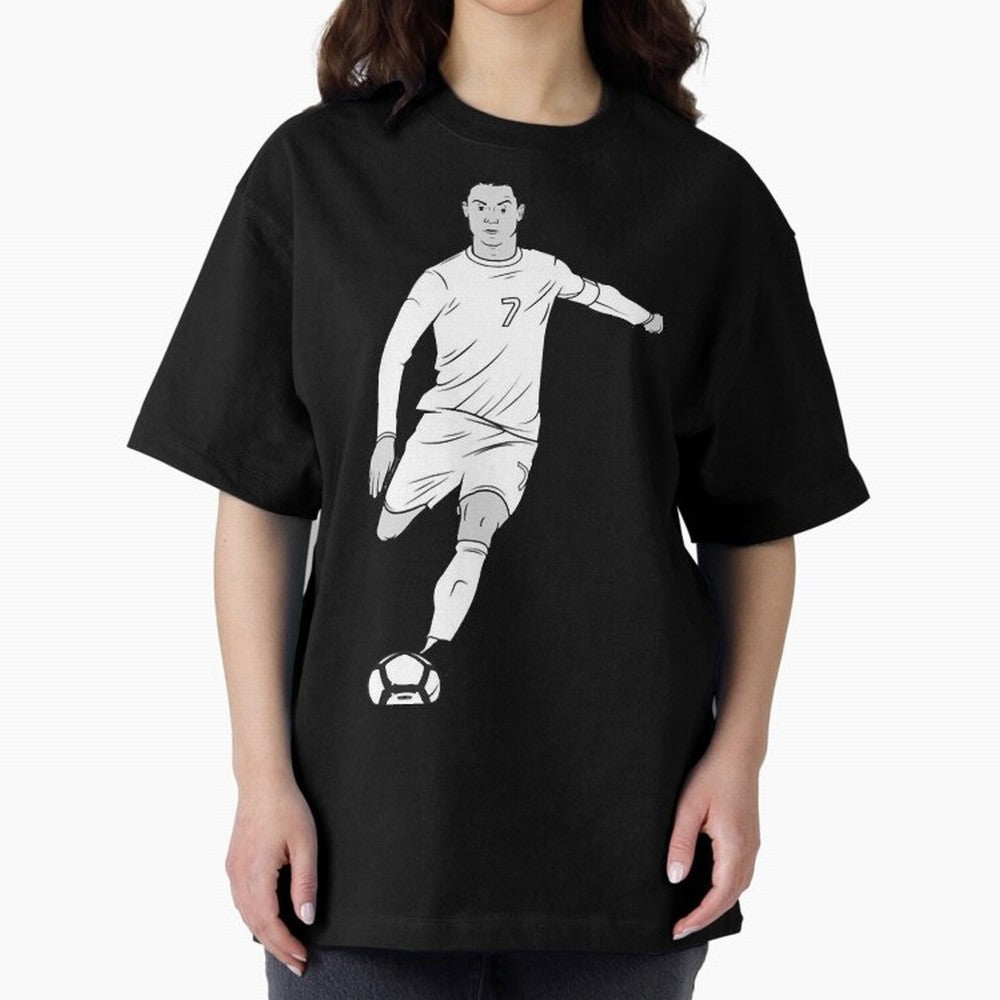 Cristiano Ronaldo Oversized T-Shirt Bring a Champion Mindset to FIFA World Cup 2026 USA Canada Mexico Spirit, Inspired by Netherlands, Mbappe, Stadium Chants, National Pride, Trophy Dreams and Unforgettable Football Memories; Perfect for People Who