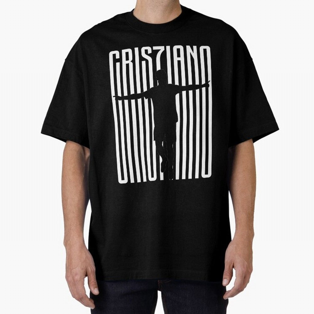 Cristiano Ronaldo Oversized T-Shirt Carry National Pride through FIFA World Cup 2026 Group Stage Highlighting Haaland, Brazil Energy, Supporter Pride, Iconic Celebrations, Legendary Names and Global Match Day Energy; Perfect for Fans, Collectors,