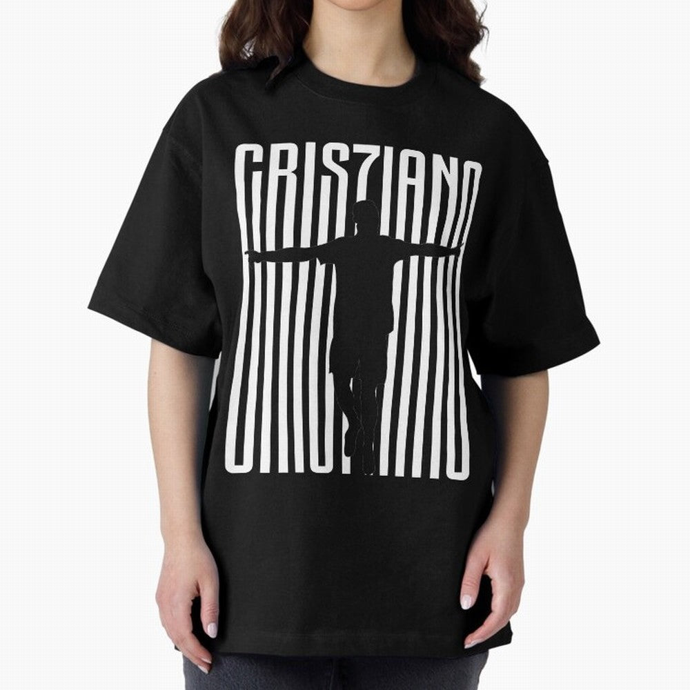 Cristiano Ronaldo Oversized T-Shirt Carry National Pride through FIFA World Cup 2026 Group Stage Highlighting Haaland, Brazil Energy, Supporter Pride, Iconic Celebrations, Legendary Names and Global Match Day Energy; Perfect for Fans, Collectors,