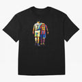 Cristiano Ronaldo And Messi Wpap Art Oversized T-Shirt Bring Match Day Fire to the FIFA World Cup 2026 USA Canada Mexico Journey through Haaland and Mbappe Highlights, Germany Pride, Football History, Final Match Energy, Crowd Noise and Once in a