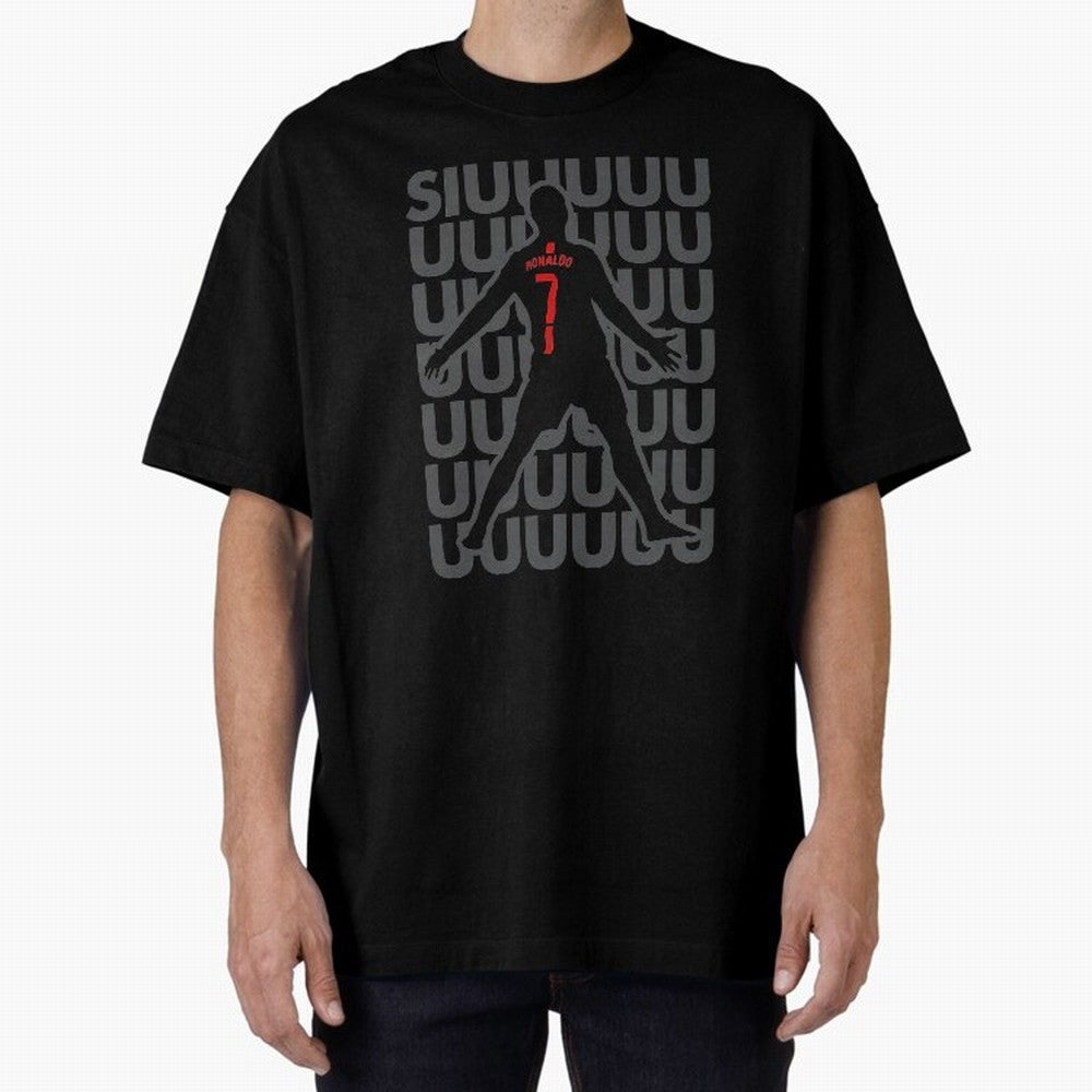 Cristiano Ronaldo Oversized T-Shirt Feel Match Day Hype around FIFA World Cup 2026 USA Canada Mexico, Messi, Argentina, France and Brazil, Football Festival Excitement, Trophy Ambitions, Country Rivalries and Star Player Buzz; Great for Watch