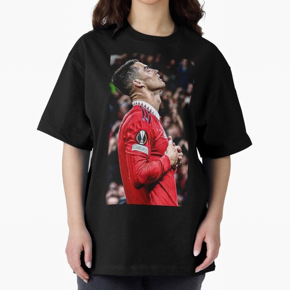 Cristiano Ronaldo CR7 Oversized T-Shirt Capture Stadium Memories from Match Day Hype around FIFA World Cup 2026 USA Canada Mexico, Cristiano Ronaldo, Haaland and CR7, Argentina and Brazil, Football Festival Excitement, Trophy Ambitions, Country