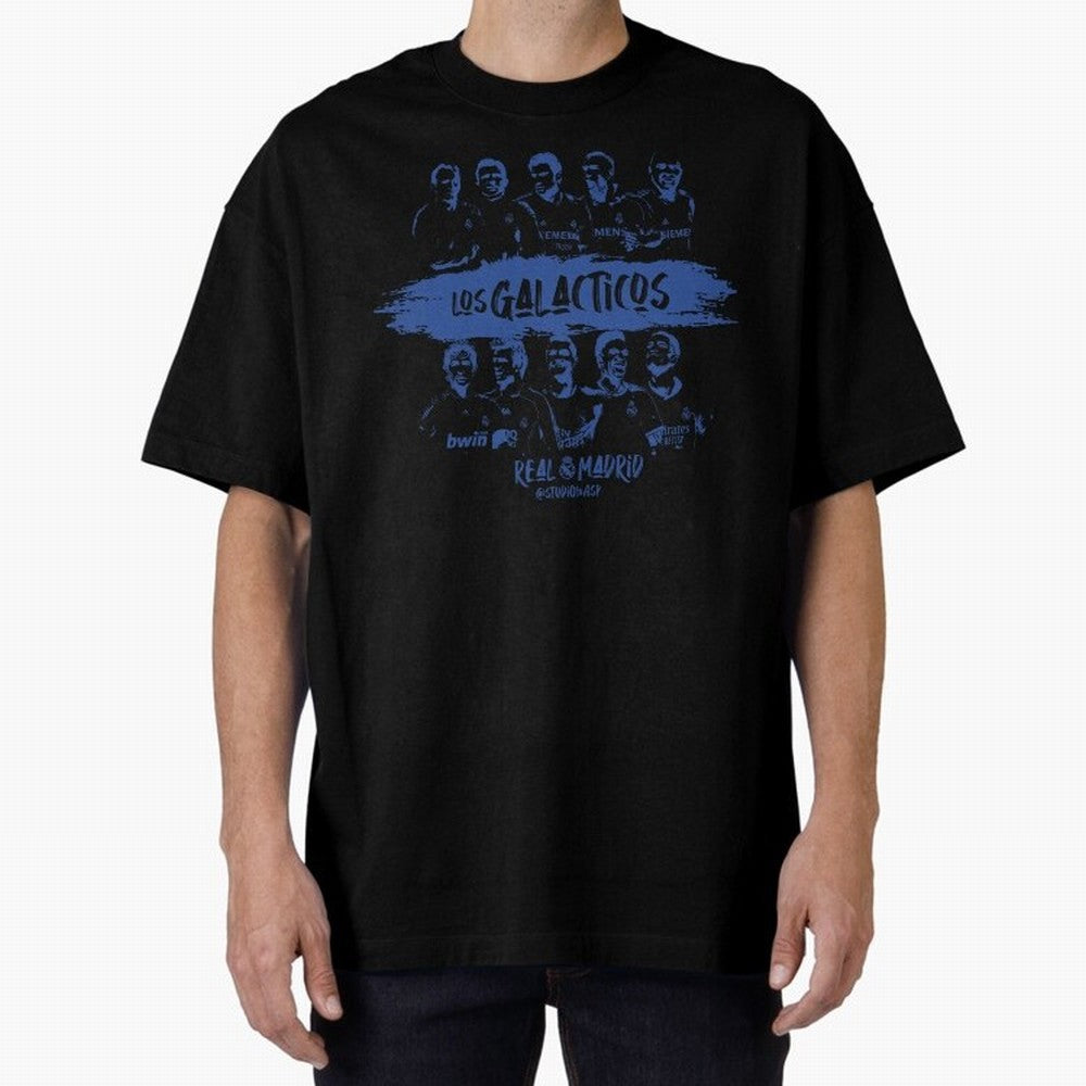 Los Galacticos Oversized T-Shirt Join Global Football Passion for FIFA World Cup 2026 USA Canada Mexico, Featuring Messi, Germany, Game Day Rituals, Football Legends, Country Pride and the Road to the Final; Built for Supporters Chasing Trophy