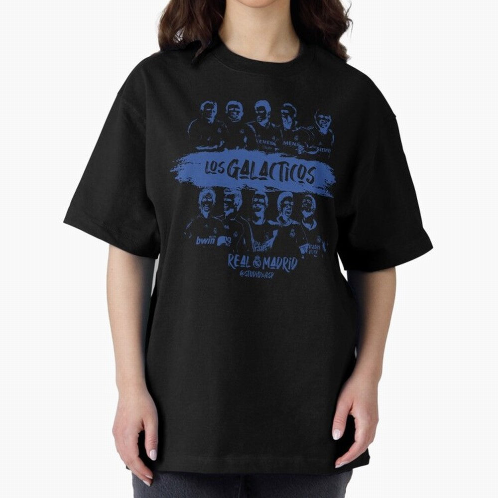 Los Galacticos Oversized T-Shirt Join Global Football Passion for FIFA World Cup 2026 USA Canada Mexico, Featuring Messi, Germany, Game Day Rituals, Football Legends, Country Pride and the Road to the Final; Built for Supporters Chasing Trophy