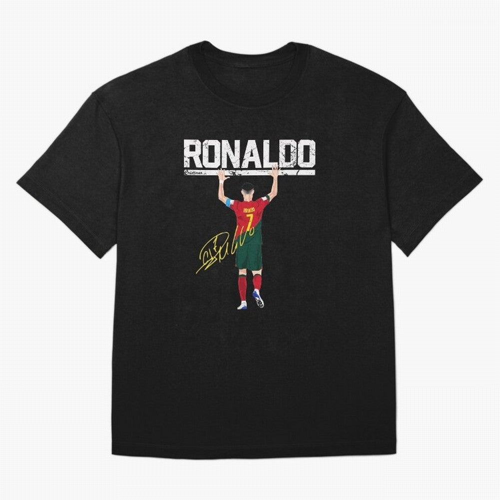 Cristiano Ronaldo Portugal Jersey -The Farewell Oversized T-Shirt Bring International Match Energy to the FIFA World Cup 2026 Journey through Cristiano Ronaldo Highlights, Spain and Netherlands Pride, Supporter Pride, Iconic Celebrations, Legendary