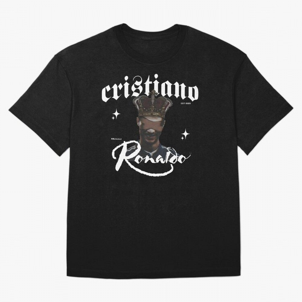 CR7 King edition Oversized T-Shirt Back Your Heroes with FIFA World Cup 2026 Group Stage for Fans of CR7 and Argentina, Bringing Stadium Memories, Football Loyalty, International Chants and Championship Tradition; Great for Supporters Who Love
