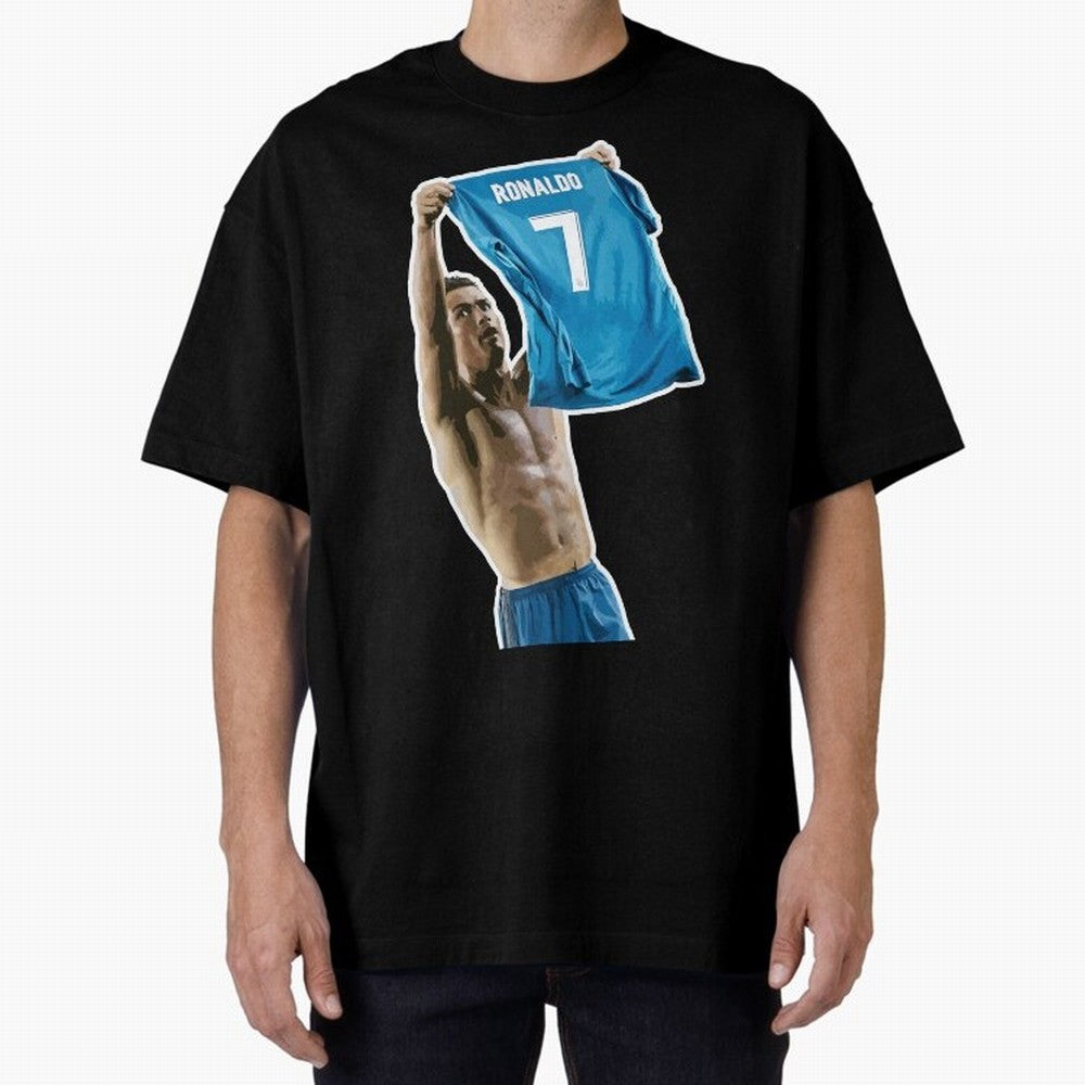 Cristiano Ronaldo Oversized T-Shirt Fuel Your Fan Pride for FIFA World Cup 2026 Spirit, Celebrating England, France and Netherlands, Messi, Global Supporter Spirit, Legendary Goals, National Colors and Tournament Celebration; Made for Collectors