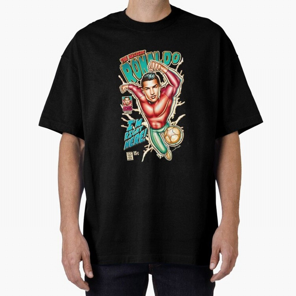 Cristiano Ronaldo CR7 Cristiano Ronaldo Oversized T-Shirt Celebrate the Biggest Stage of Global Football Passion for FIFA World Cup 2026 USA Canada Mexico, Driven by Cristiano Ronaldo, Haaland and CR7, Spain, Global Supporter Spirit, Legendary