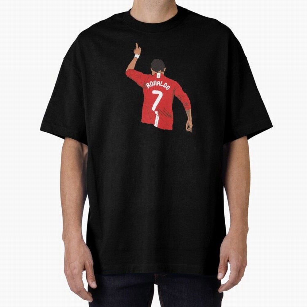 Cristiano Ronaldo MUFC Oversized T-Shirt Make Every Match About FIFA World Cup 2026 Group Stage Spirit, Filled with Brazil, Messi, Fan Favorite Moments, National Team Passion, Big Match Drama and Soccer History; Ideal for Fans Who Follow Messi,