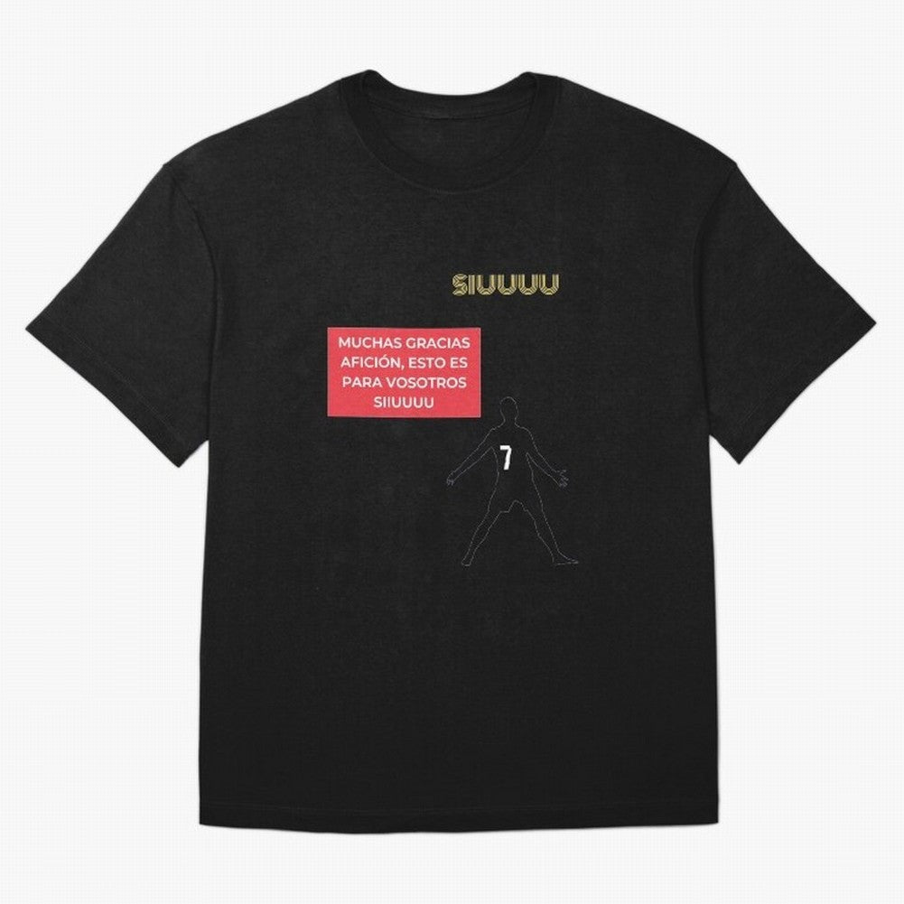 SIUUU CR7 Oversized T-Shirt Show Your Tournament Heart for FIFA World Cup 2026 Group Stage Spirit, with England and Germany, Messi and Cristiano Ronaldo, Classic Soccer Heritage, Championship Pressure, Fan Loyalty and International Pride; Great for