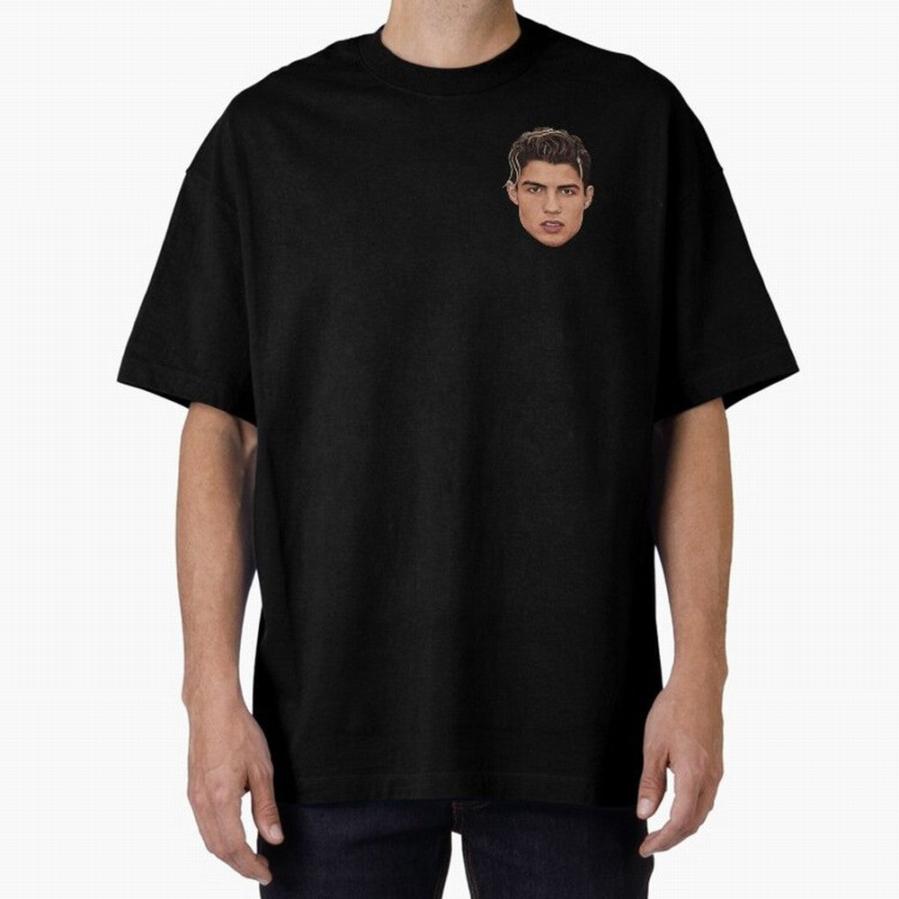 Cristiano Oversized T-Shirt Elevate Match Day Hype around FIFA World Cup 2026, Cristiano Ronaldo, Argentina and Brazil, Stadium Memories, Football Loyalty, International Chants and Championship Tradition; Created for Match Day Parties, Soccer