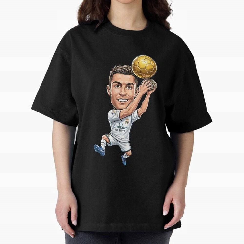 Cristiano Ronaldo Oversized T-Shirt Showcase FIFA World Cup 2026 USA Canada Mexico Spirit, Connected to England, Mbappe and Neymar, Stadium Memories, Football Loyalty, International Chants and Championship Tradition; Ideal for Fans Who Follow