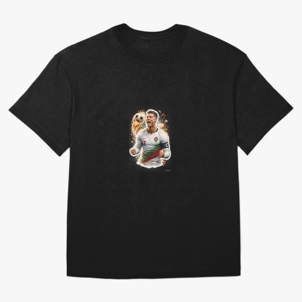 Ronaldo Winning Moment Oversized T-Shirt Represent Fans Who Live for FIFA World Cup 2026 Centered on Haaland and Mbappe, Argentina and Brazil Energy, Stadium Memories, Football Loyalty, International Chants and Championship Tradition; Made for
